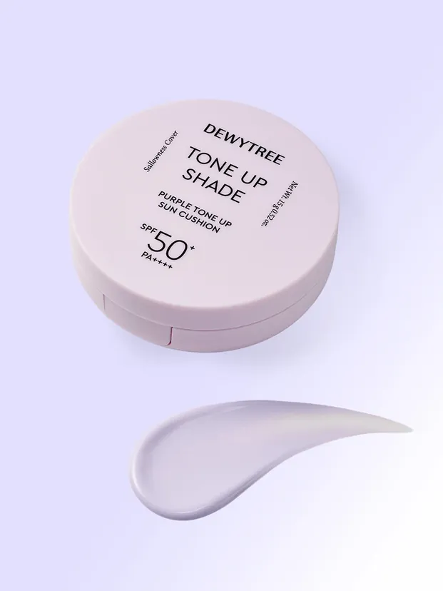 Dewytree Tone Up Shade Purple Tone Up Sun Cushion