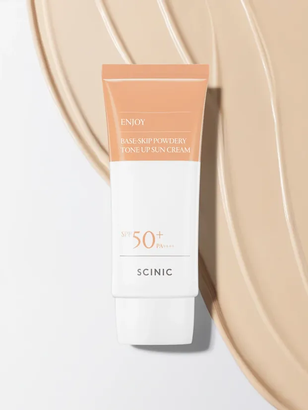 SCINIC Enjoy Foundation Skip Matte Tone Up Sun Cream