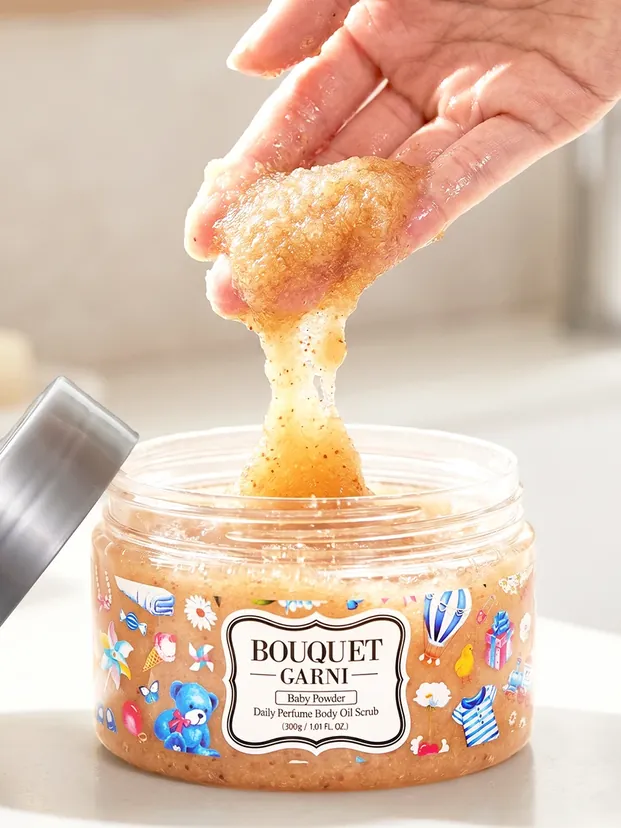 Bouquet Garni Daily Perfume Body Oil Scrub Baby Powder